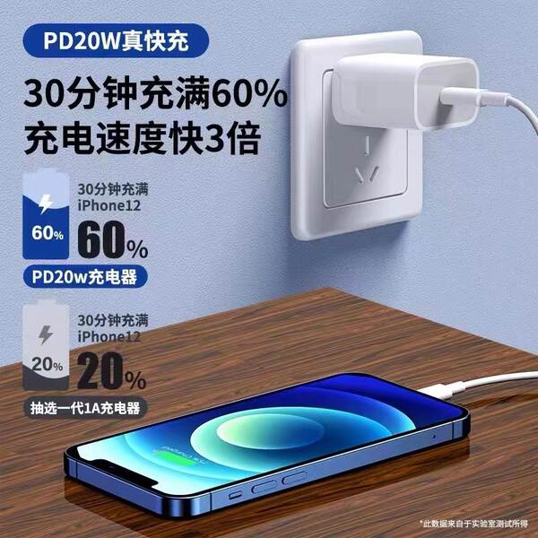 A linha de carregamento rápido PD20w/30w da cabeça de carregamento pd é adequada para o kit de carregamento rápido 9V2.2A da Apple