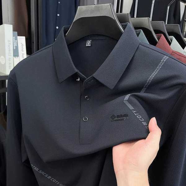Camisa Polo Longa Manga Masculina