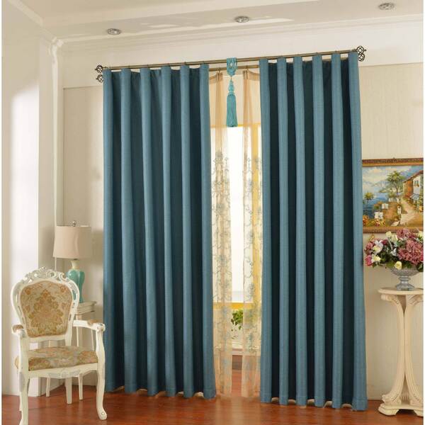 Armazenamento disponível Diversidade de cor pura 100% de cobertura de tecido de cortinas