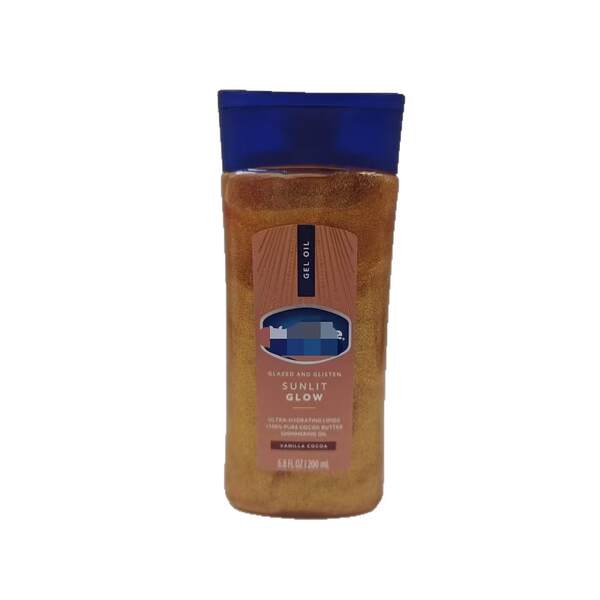 O óleo de gel corporal de fábrica é um óleo de gel corporal hidratante de 200m.