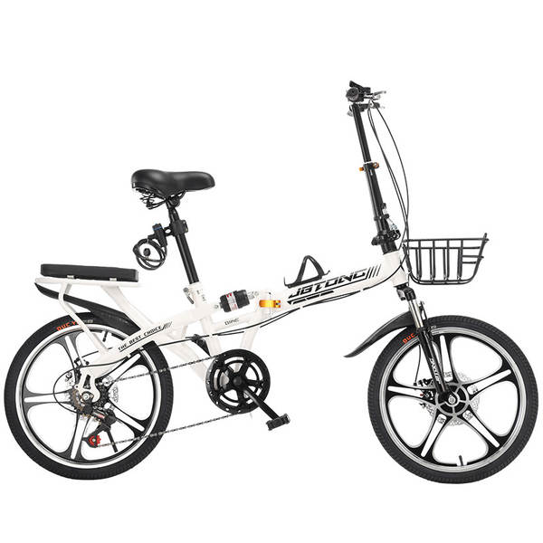 Novas bicicletas dobráveis ultra-leves portáteis para adultos com 20 polegadas e 22 polegadas para adultos e estudantes de velocidade variável
