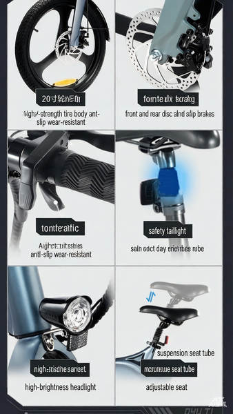 Grande Peixe Fonte Transfronteiriço bicicleta elétrica duas rodas dobrável leve transmissão de velocidade masculina e feminina passo a passo de lazer moda
