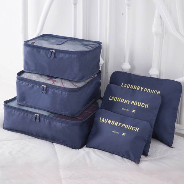 Kit de Organização de Viagem 6 Peças