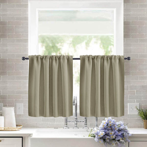 Novas cortinas transfronteiriças de cortinas curtas de alta precisão de cor pura cortinas de cozinha cortinas separadas cortinas de café