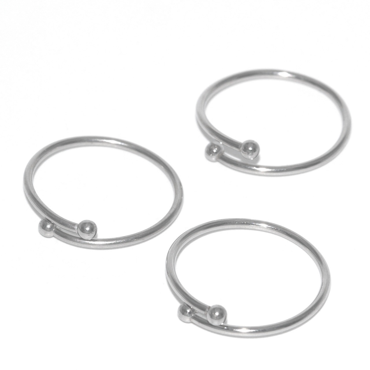 Anel de Aço Inox Cruzado