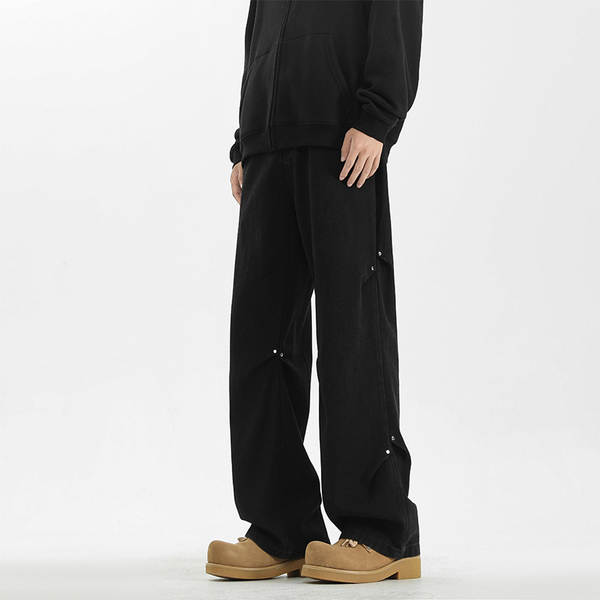 Calça jeans larga masculina