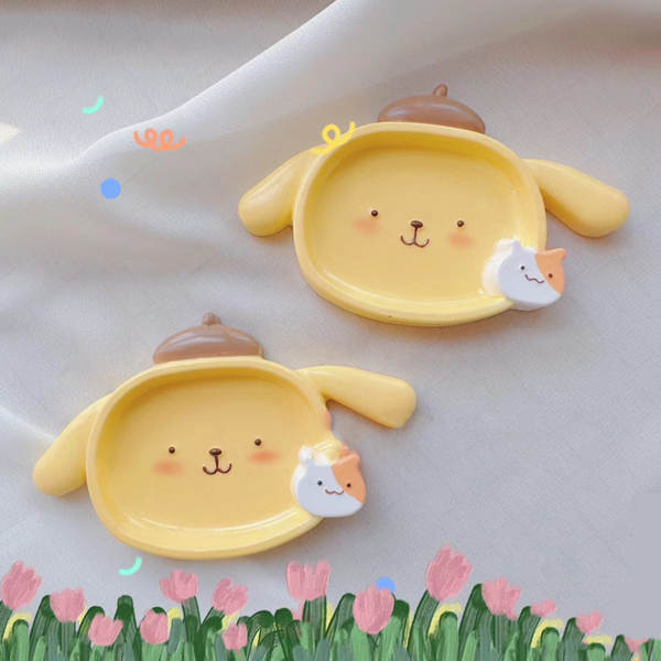 Série de bonecas de creme de lava de prato pequeno, novo e novo, bonecas de erva-de-ferrugem, estilo de gato de gatilho DIY manual