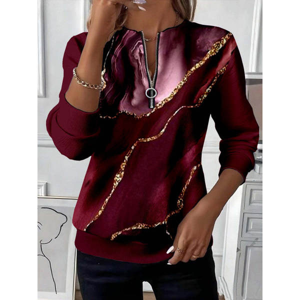 Outono Novo Modelo Europeu e Americano Lingerie Feminino T-Shirt Pós-Símia Vintage Camiseta Desportiva
