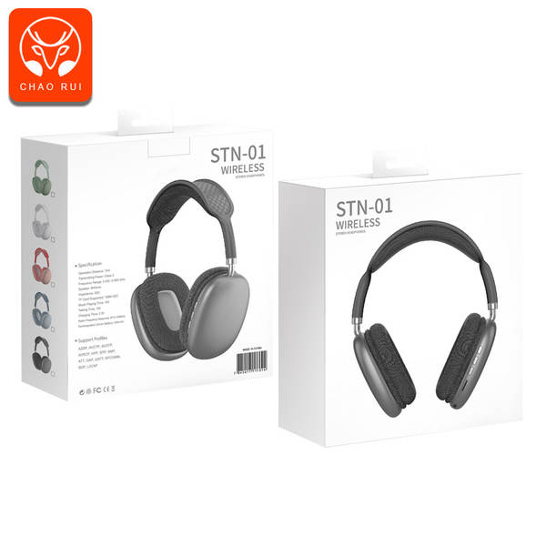 Fone de ouvido Bluetooth 6.0 com fones de ouvido Bluetooth