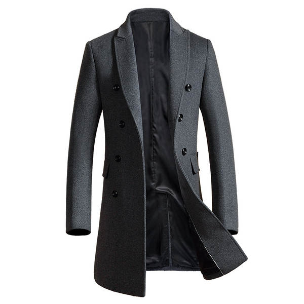 Outono e Inverno: O casaco masculino do casaco masculino do casaco masculino.