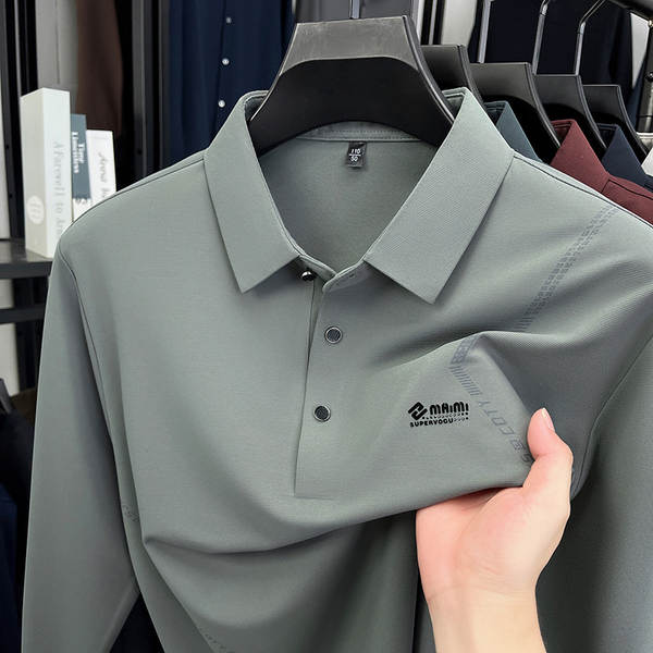 Camisa Polo Longa Manga Masculina