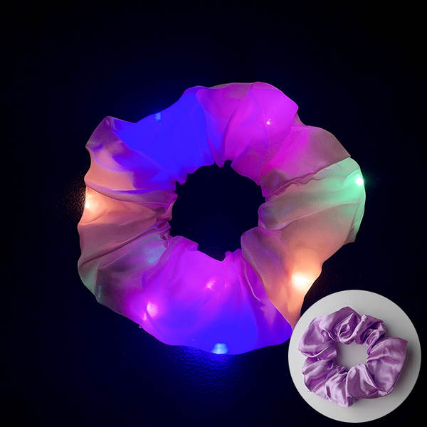 LED brilho do intestino grosso cabelo círculo di luz da noite cabelo brilho da luz da noite cabelo de cabelo da noite cabelo da fronteira cabelo