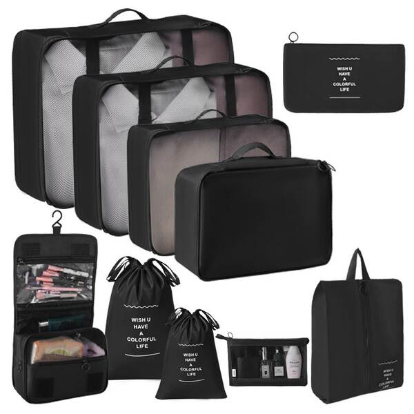 Kit de Organização de Viagem 7 Peças