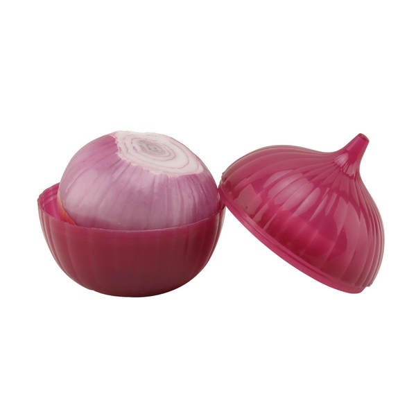 Caixa de frutas e vegetais criativa fechada Caixa de refrigerantes de cozinha de armazenamento Cebola de limão de alho de tomate de pimenta