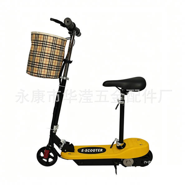 Transfronteiriço portátil dobrável scooter elétrico de duas rodas adulto cadeira de criança scooter elétrico