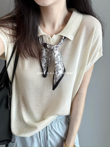 Camisa curta feminina de linho