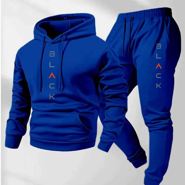 Camiseta de corrida de inverno e calça de corrida de inverno para homens 2 peças