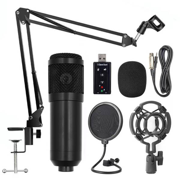 Transfronteiriço BMW 800 microfone v8s cartão de som em inglês computador celular gravação ao vivo completo de equipamentos de podcast