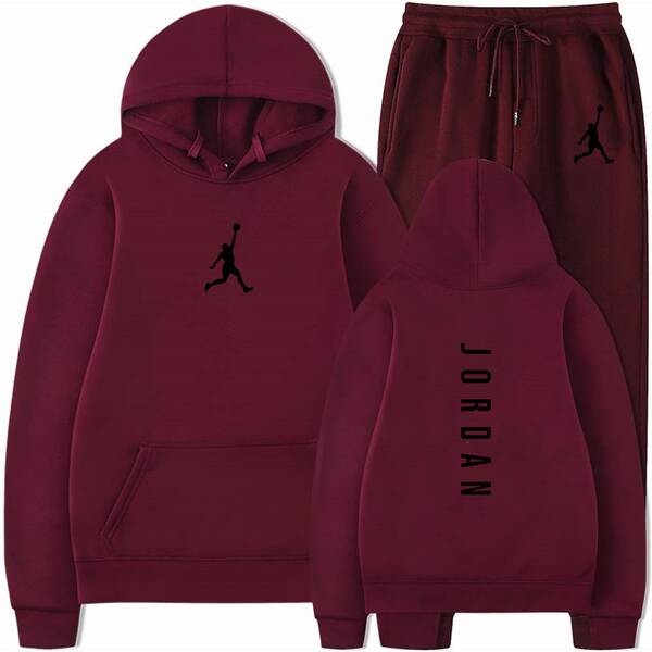 Conjunto Esportivo Masculino com Capuz e Calça