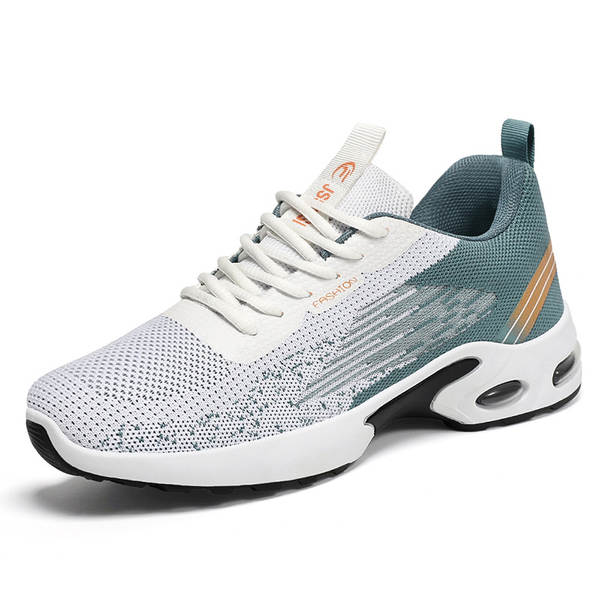 Sapatos masculinos de verão novos fabricantes de vendas diretas de colchões de ar suaves com centenas de sapatos esportivos a granel transfronteiriços de tecelagem aérea