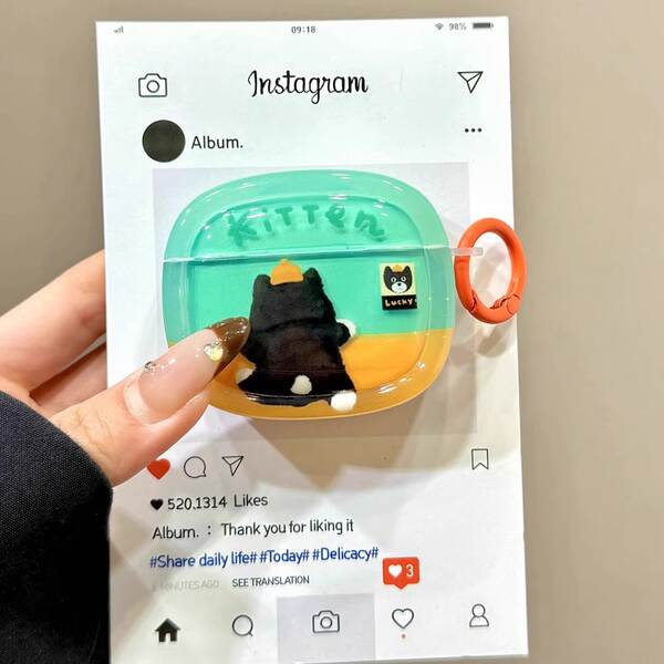 AirPods 1 / 2 protector de fones de ouvido para animais de estimação adoráveis AirPods 3 Advanced Pro2 Cartoon 4