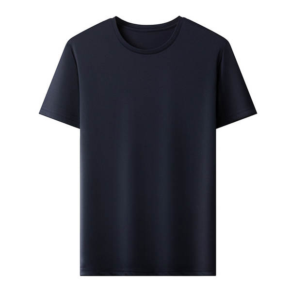 Camisa de seda masculina curta