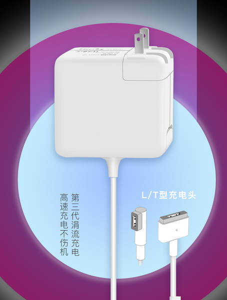 Adaptador de alimentação para notebook da Apple 45W60W85W PD Rapid Charger 30W61W87W96W