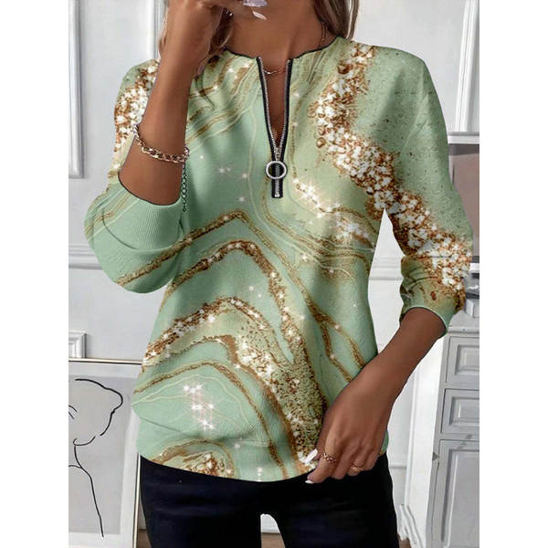 Outono Novo Modelo Europeu e Americano Lingerie Feminino T-Shirt Pós-Símia Vintage Camiseta Desportiva