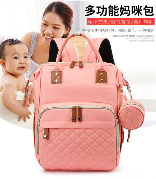 Bolsa de fraldas portátil para mães
