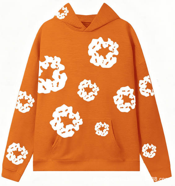 Conjunto de Moletom com Capuz e Impressão