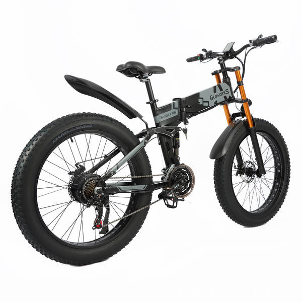 Exportação transfronteiriça de bicicletas elétricas portáteis dobráveis para esportes ao ar livre 26 polegadas para carros elétricos gordurosos