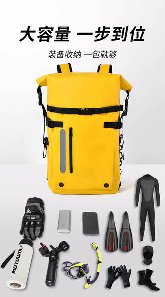 Resistente à água exterior dois ombros mochila de pé longo mochila de mergulho equipamento de mergulho mochila de mergulho mochila de mergulho mochila de fábrica de vendas diretas