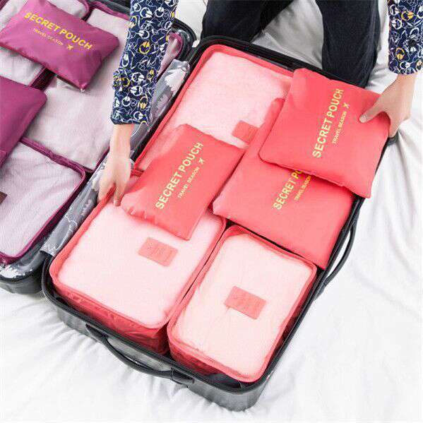 Kit de Organização de Viagem 6 Peças