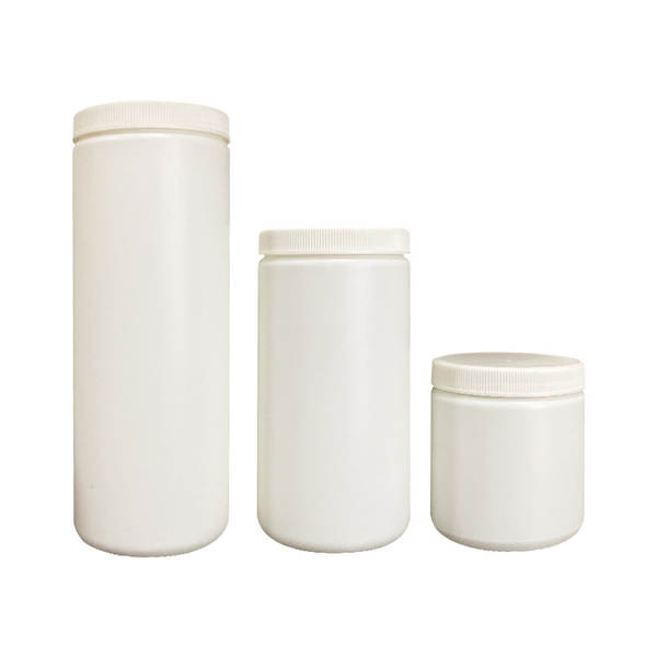 Garrafa larga de grande calibre 700ml/g/ml Capa de espiral Garrafa de plástico Cápsulas de medicamentos Comprimidos em pó Garrafa em branco
