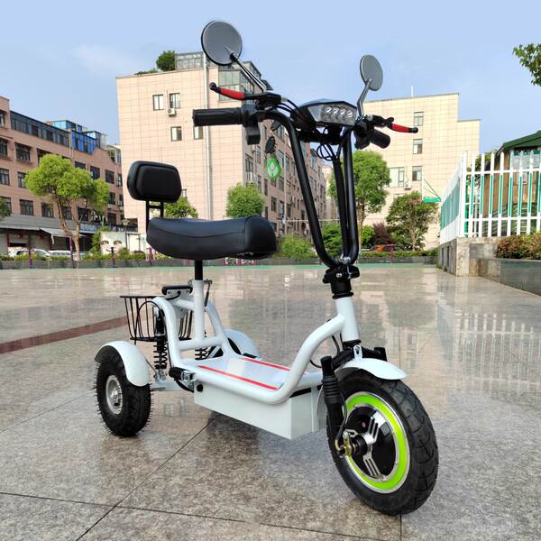 Carro elétrico de três rodas 12 polegadas Novo Homens Mulheres Adultos Velho Carro Fold Mini Pequeno Carro de três rodas