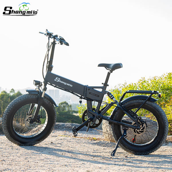 shengmilo bicicletas elétricas dobráveis assistente de choque bateria de lítio veículo elétrico de caminhão pode ser dobrado