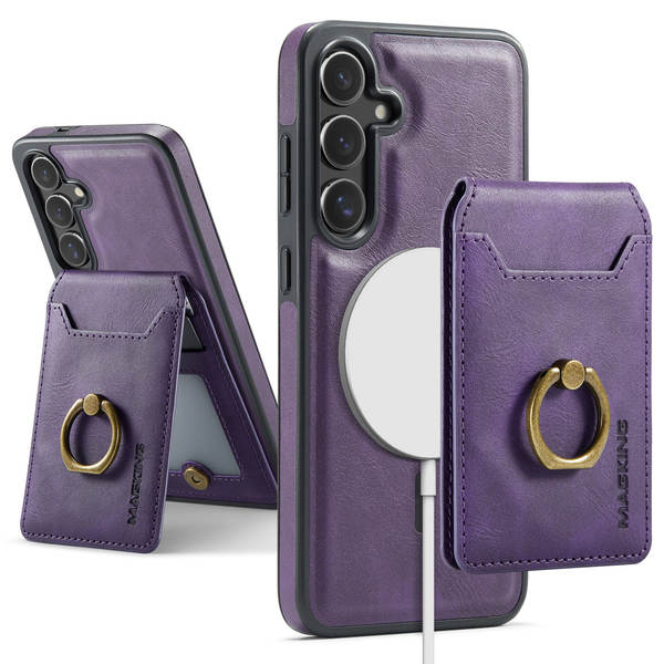 K1 Aplicável Samsung S25 Anel Magnético Sugar Cartão De Proteção S25 Plus Carregador Sem Fio Telemóvel Shellmagsafe