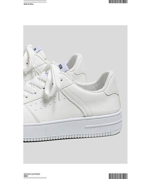 Sapatos brancos masculinos de verão para adolescentes de férias para homens 2023 novos sapatos para estudantes brancos puros