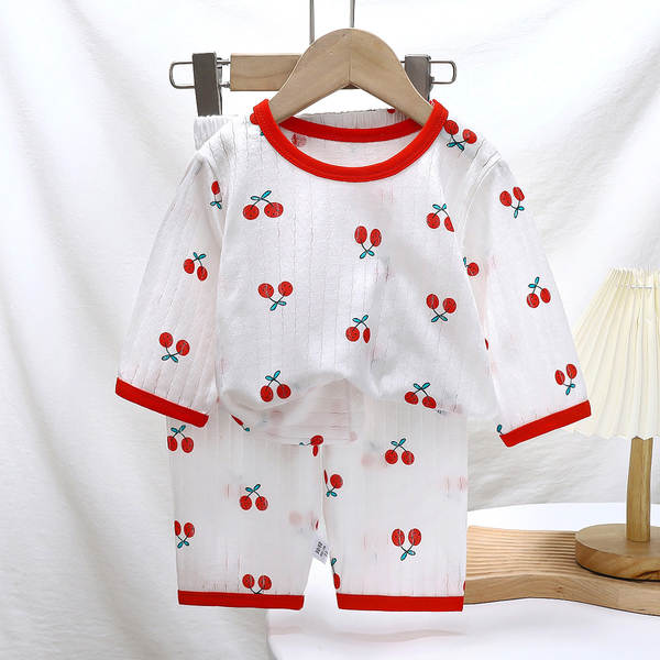 Conjunto de Pijama Infantil de Algodão