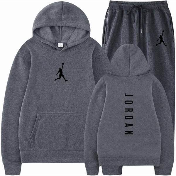 Conjunto Esportivo Masculino com Capuz e Calça
