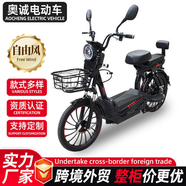 Carro elétrico de duas rodas de vento livre fábrica de comércio exterior caminhão de carga para adultos 48v bicicleta elétrica