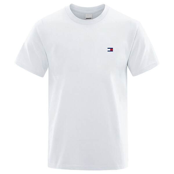 Hilfiger Pure Cotton T-Shirt de Verão Pure Cotton T-Shirt
