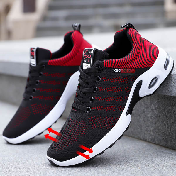 Sapatos masculinos 2026 de primavera transfronteiriços de distribuição de sapatos masculinos com sapatos de corrida de tamanho grande e espessura de sapatos esportivos