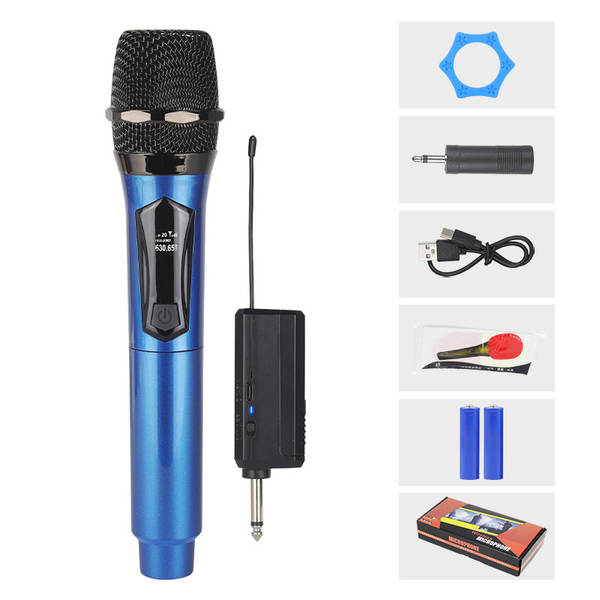 Carregador de microfone sem fio para duas casas de cartão de som KTV palco de transmissão ao vivo K-Song V-Song profissional portátil