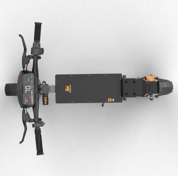 Kukirin Cool Kirin G4 pneus grandes de alto desempenho skateboard elétrico tri-in-one de empilhadeira dobrável