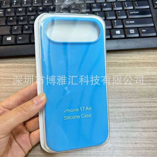 Aplicável ao iPhone 17 Pro Capa de silício líquido para celular Apple 17 Promax Capa de proteção de poros 17Air