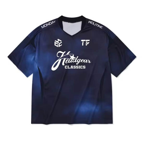 TF personalizado camisa de futebol de rua quadrada super grande design camisa de futebol de alta qualidade