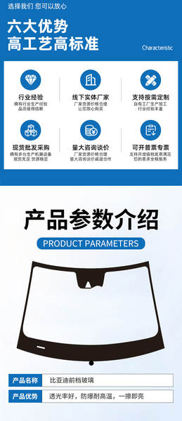 Vidro Solar para Byd Song Plus