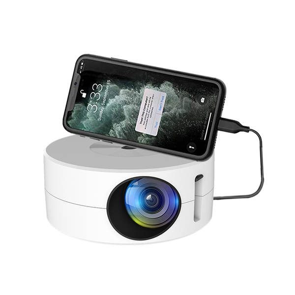 Mini YT200 Projector Doméstico Transfronteiriço Mini Portable Mini Projector Criança Pequeno Projector Doméstico Pequeno