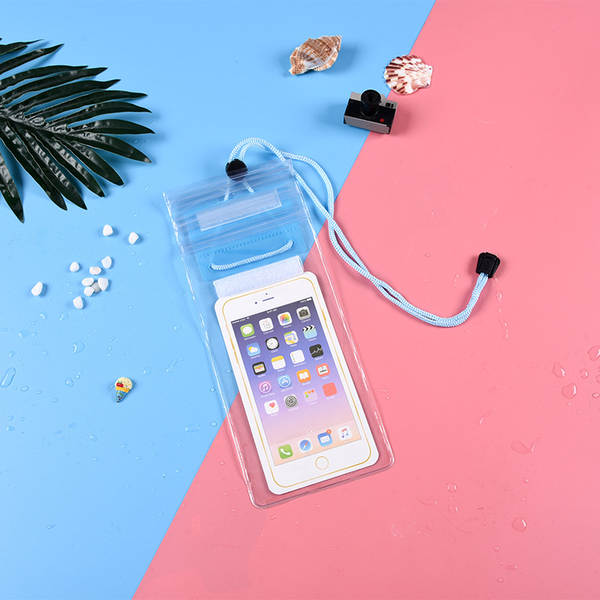 Três bolsas transparentes de telefone celular à prova d'água personalizadas tela táctil mágica bolsas inteligentes à prova d'água fabricantes atacado